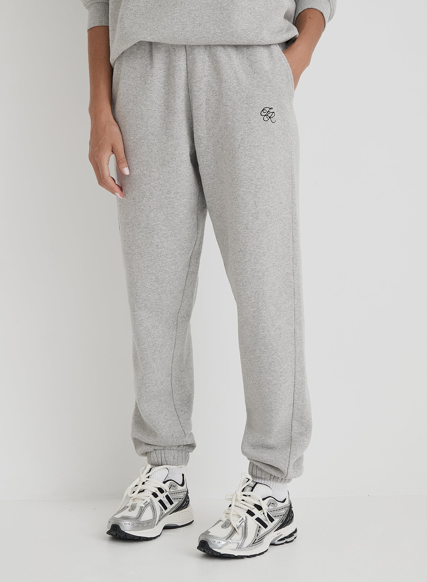 Grey Fourth Branded Cuffed Jogger